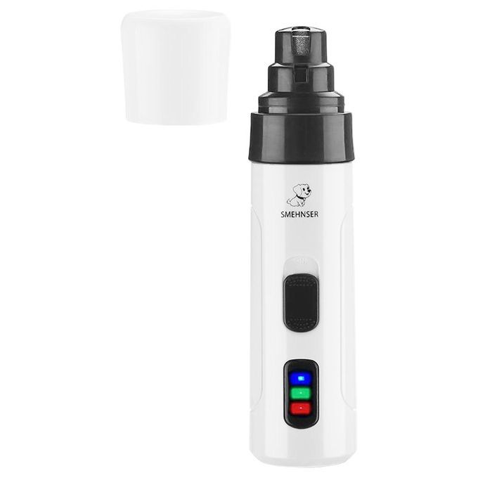 Dog Nail Grinder 2-Speed With LED Light For Small Medium Large Dogs &