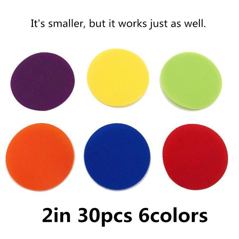 Mark Its Sitting Carpet Spots to EducatePack of 30 Rug Circles Marker Dots for PreschoolKindergartenand Elementary Teacher