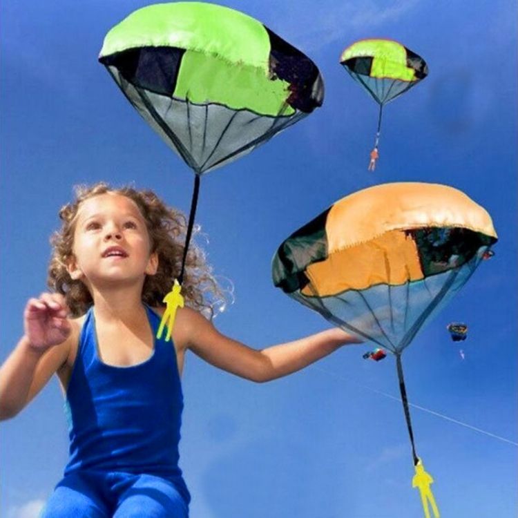 Children Outdoor Hand Throwing Parachute Toys