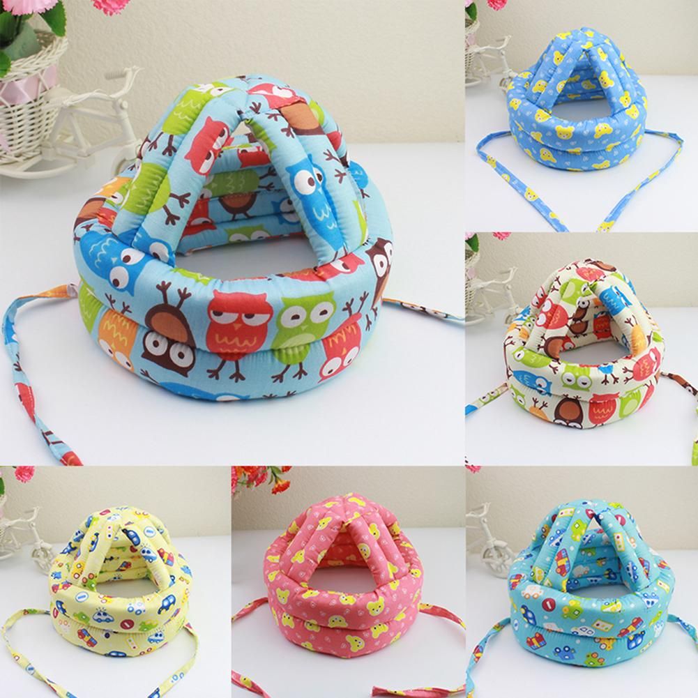 Newborn Baby Toddler Head Protective Helmet Hat-Beige Owl