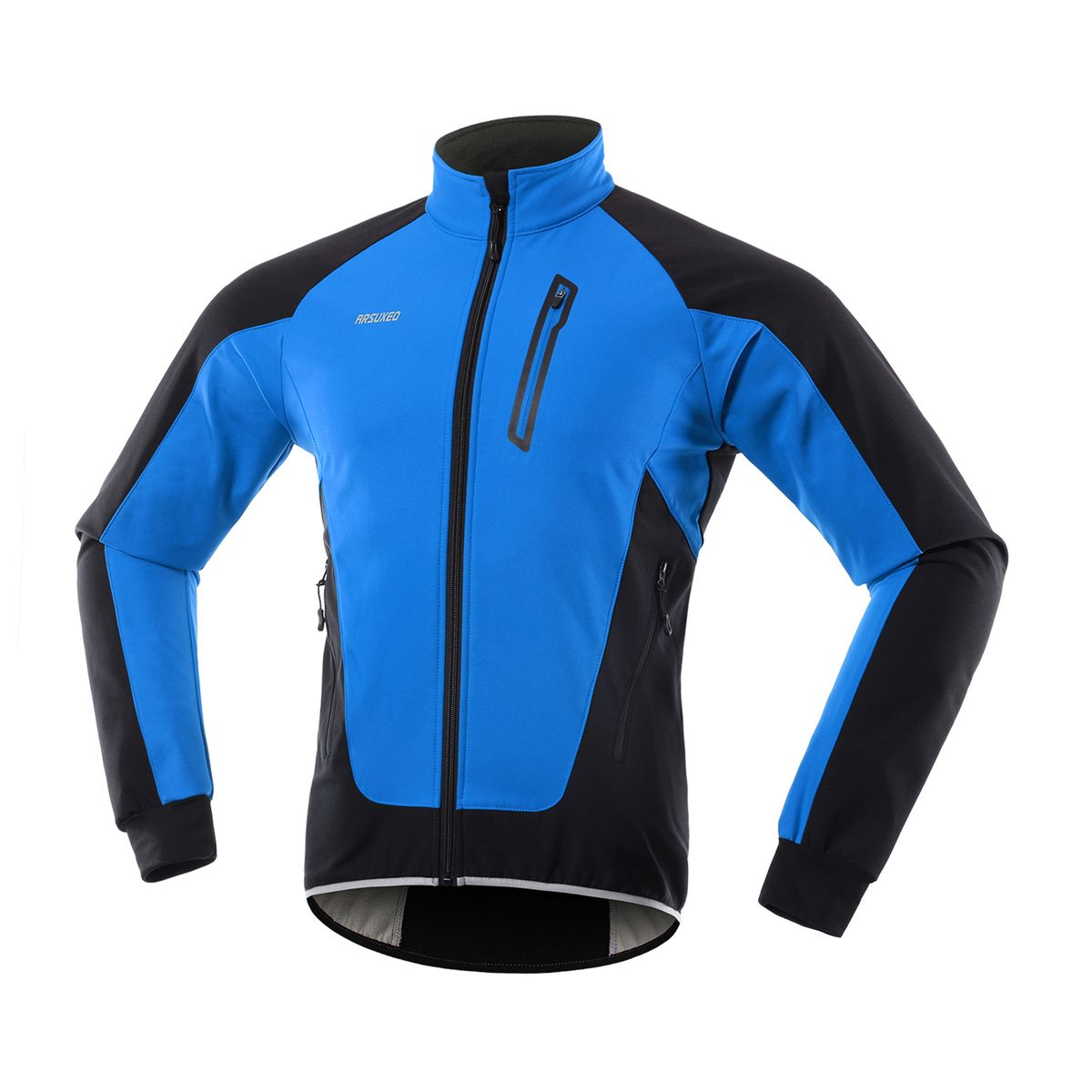 Men Cycling Jacket Waterproof Windproof Thermal Fleece Bike