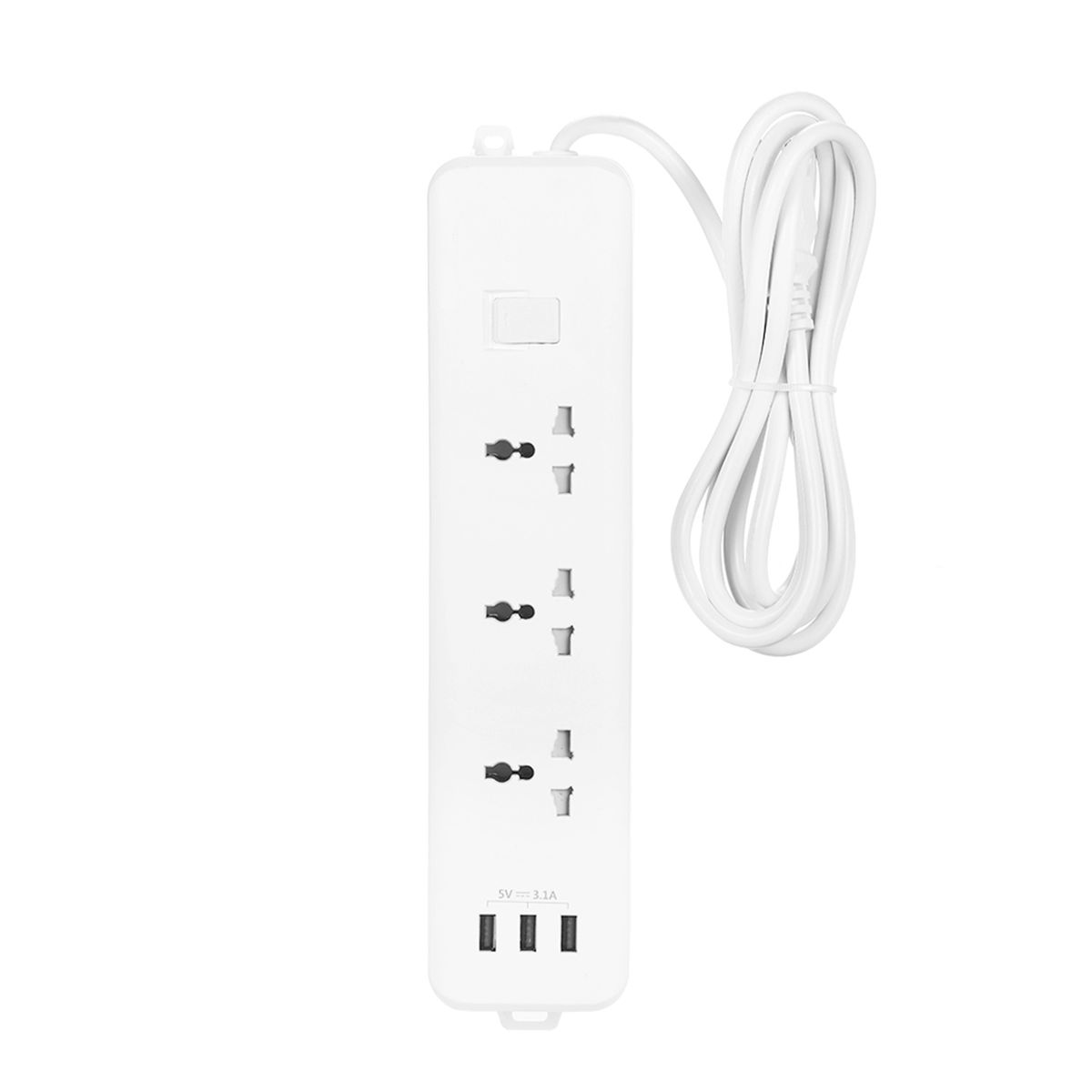 Power Strip Multi Outlet Socket With 3-Meter Long Cord 3
