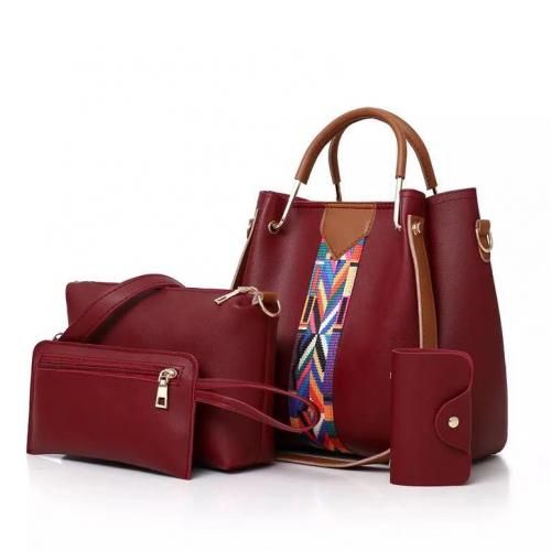Ladies Women's Handbag Single Shoulder Messenger Bag-Red