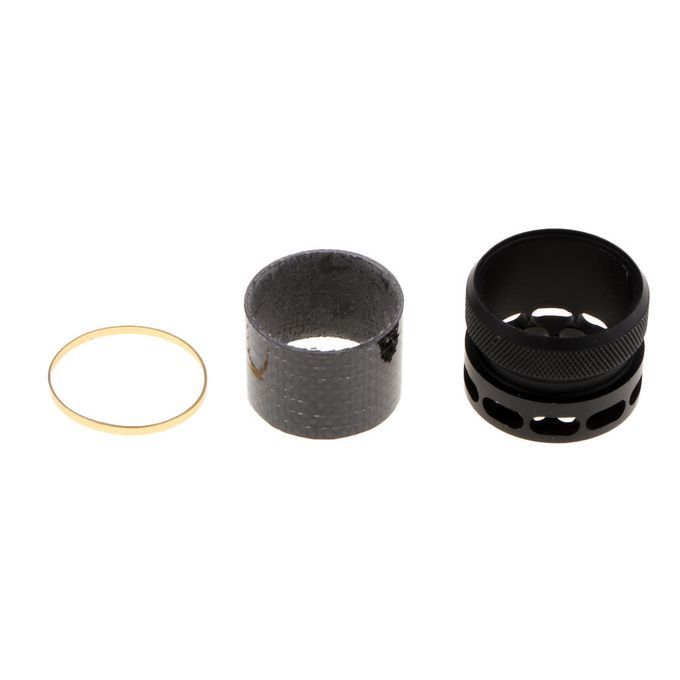 Carbon Fiber Lock Nut Extension Winding Check For  Reel Seat