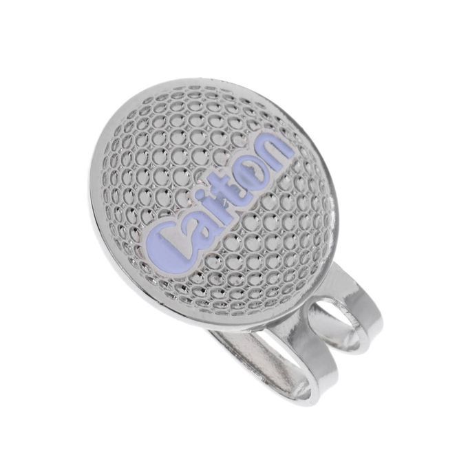 Alloy Golf Hat /   Clip With Magnetic Ball Marker Golf Silver