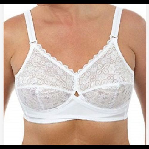 BANTA CAMEO CROSS FRONT BRA - White