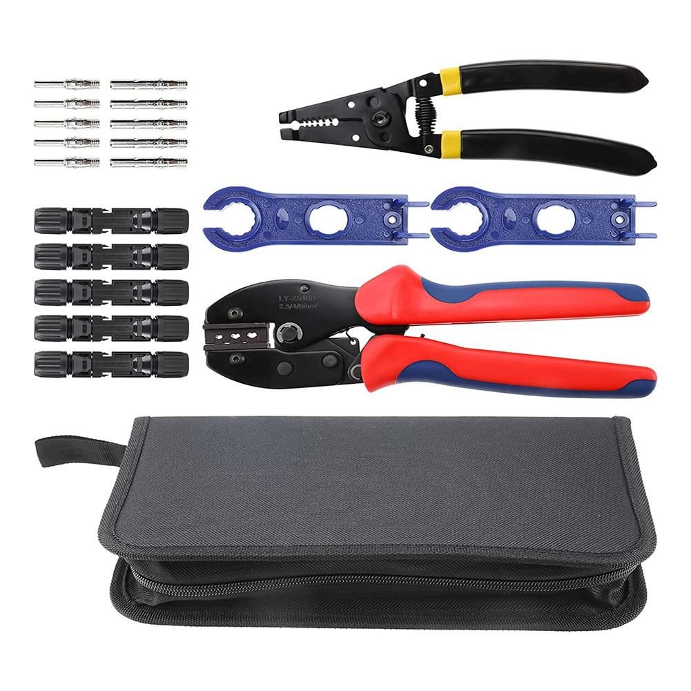 Solar Crimper Tool Kit for 254060Mm² Solar Panel PV Cable Solar Connector Assembly Tool Spanner Tool K