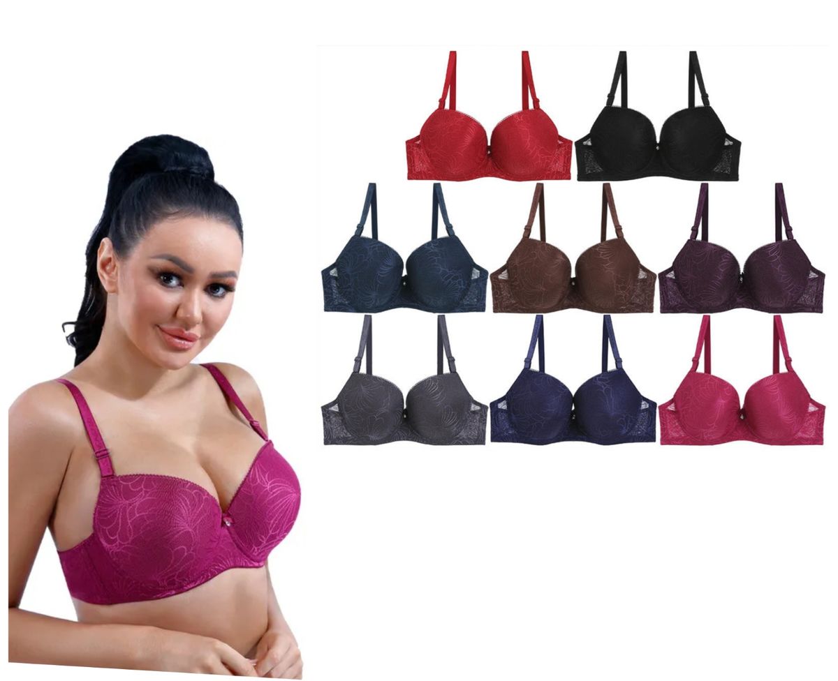 HIGH QUALITY PUSH UP MESH BRA (D Cup Ladies)