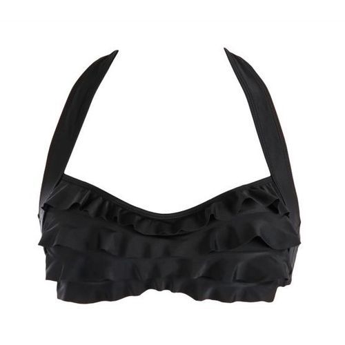Black Sea Wave Bikini Top Women Large