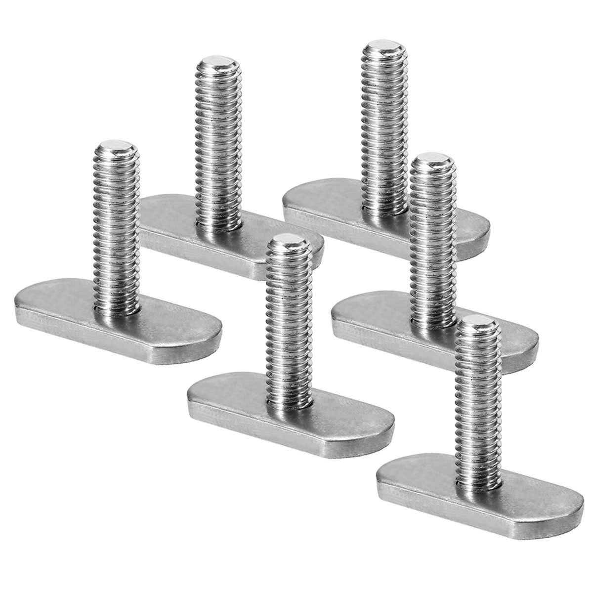 6Pcs Kayak Rails Screws Bolts Hardware Parts For Kayak Canoe