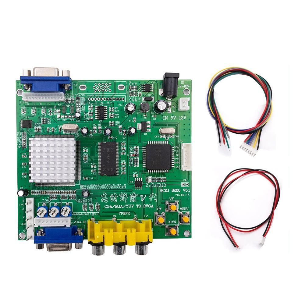 Arcade Game RGB/EGA/YUV/CGA to VGA Output HD Video