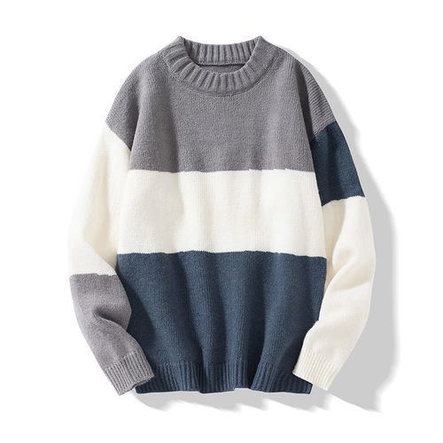 Mens Turtleneck Pullover Crewneck Sweater