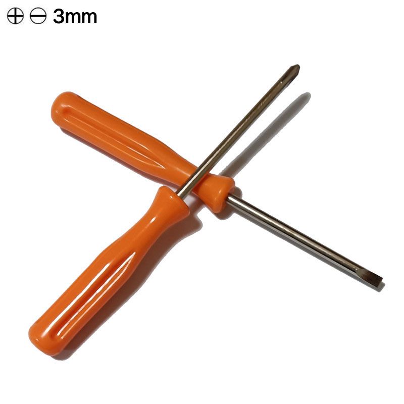 (2pcs/ Pack) 3mm Cross Flat Screwdriver Phillips Slotted Screwdriver Repair Tool 3.0mm Mini Screwdrivers Hand Tool Screw Driver
