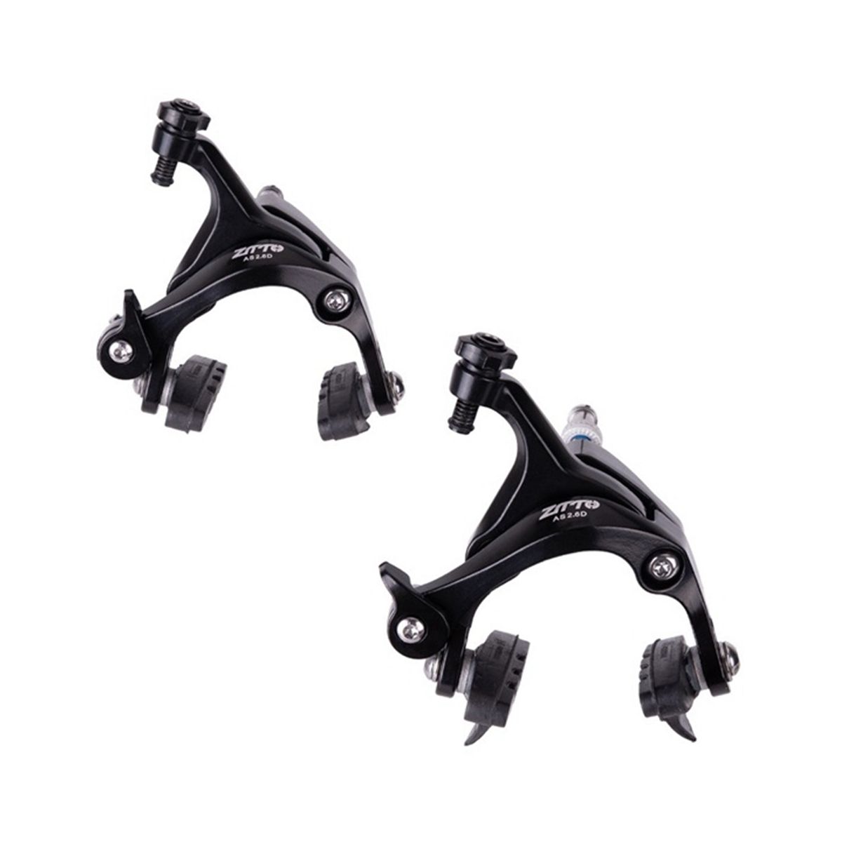 ZTTO Bicycle Brake AS2.6D Dual Pivot Caliper for Road Bike Folding Bicycle Side Pull Rim Brake Center Front Front Rim V Brake