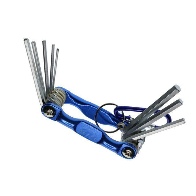 8Piece Folding  Key Set Size 15  2  25  3  35  4  5  6