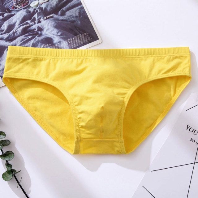 Male Sexy Solid Briefs Underpants