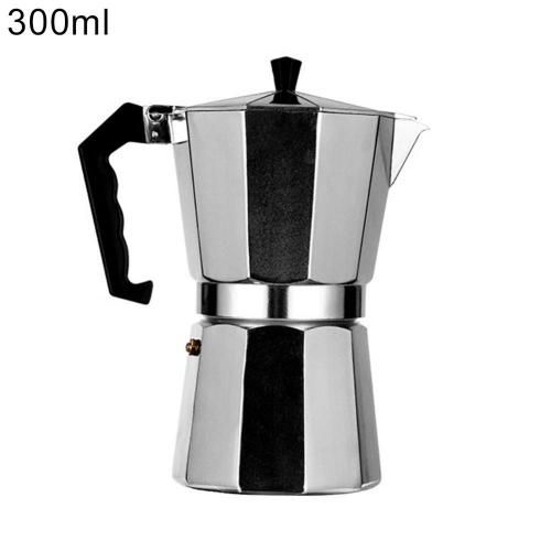 50/100/150/300/450/600ml Portable Coffee Pot Coffee Maker BPA Free Nontoxic Espresso Percolators Stove Top Pot Kettle For Cafe