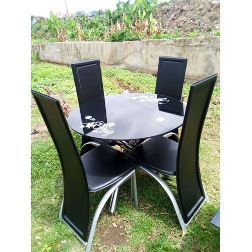Dinning Room Round Table Set With Four Chairs