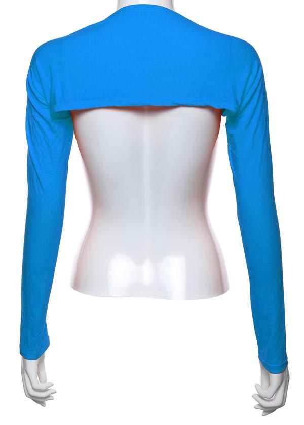 2022 Ladies Shawl With Shoulder Modal Long Sleeve Ultra Short Top Crop-Type 9