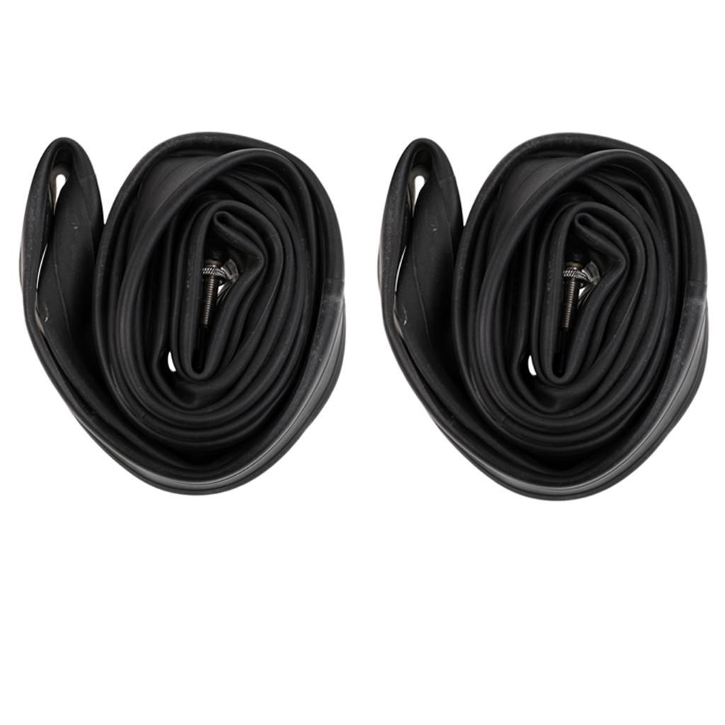Pack Of 2, 700 X 28/32C Inner Tubes For Bikes Bicycles, Standard