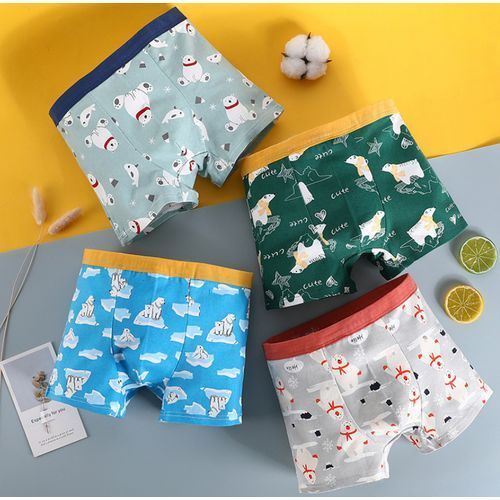 Children's Cute Cotton Underwear-4 In 1