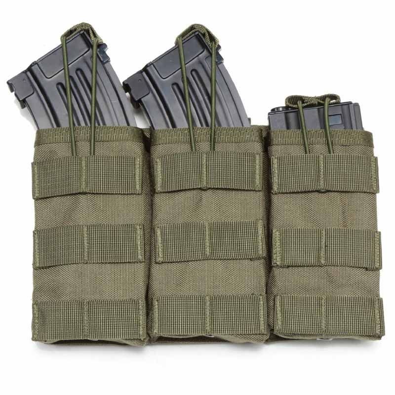 Hunting Airsoft Vest Ammo  Tactical Molle Magazine  M4 Open
