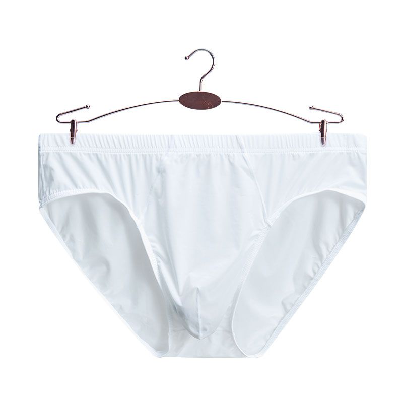 Mens Briefs Y  Seamless  Material Male Underwear Men Calzoncillos-White