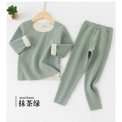 De Rong Children's Thermal Underwear Without Trace