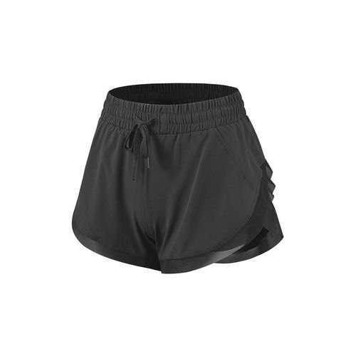 Women's 2 In 1 Quick-Drying Yoga Shorts Gym Sports Hakama Fitness Riding Running Swing Skirt Badminton Tennis Pleated Skirt