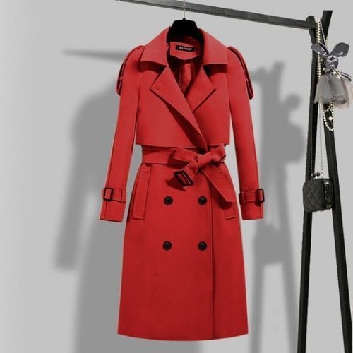 Women's Autumn Windbreaker Elegant Pocket Hoodie