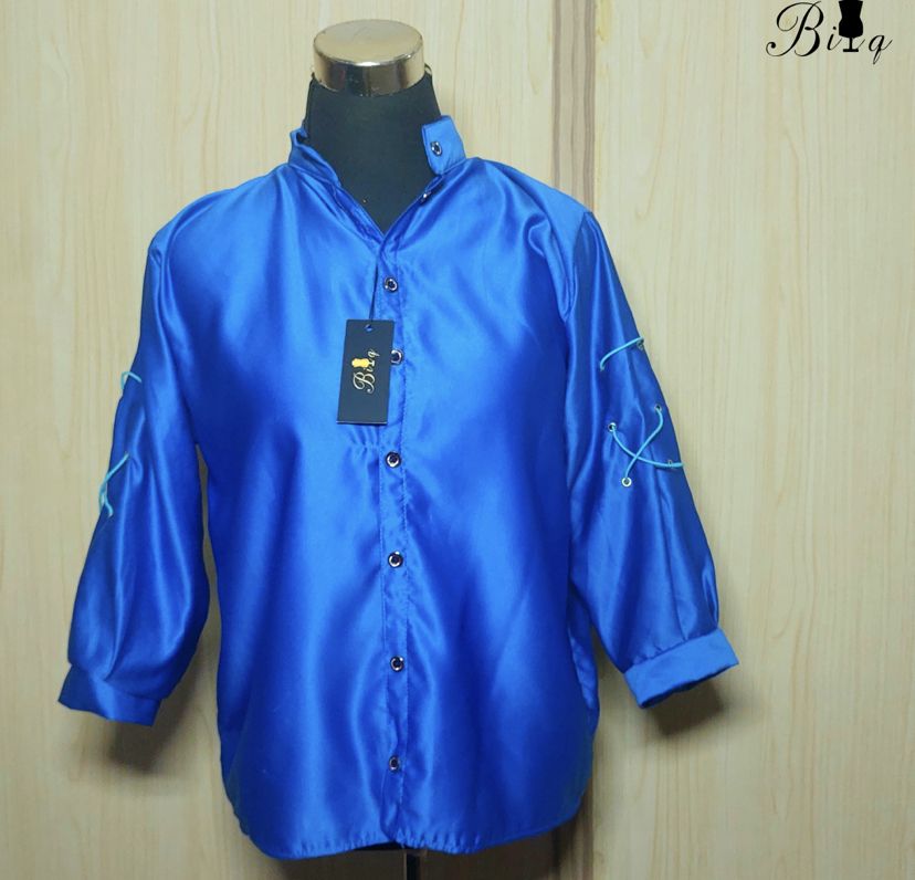 Silk Blouse - Blue