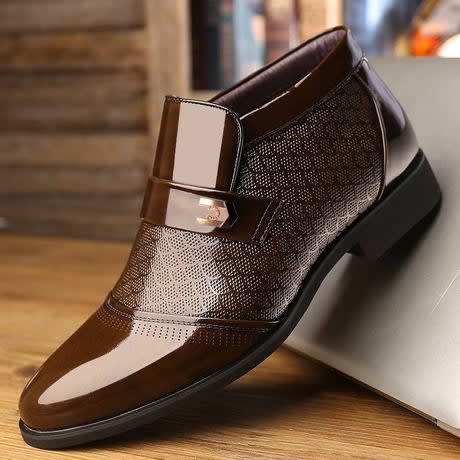 Ornamented & Fancy Men Shoe-Booth - Brown
