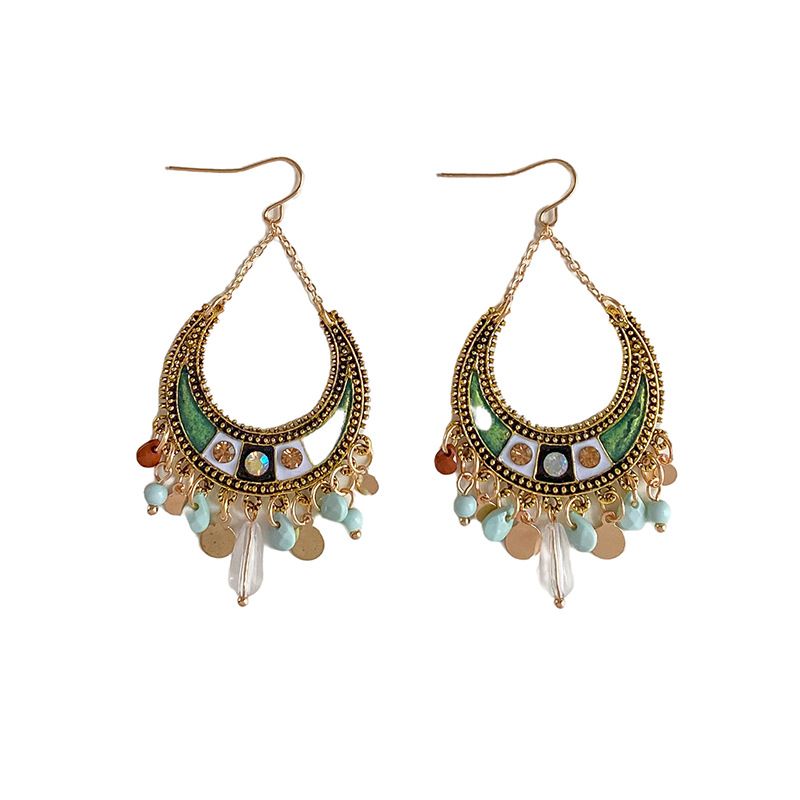 Bohemian Holiday Vintage Earrings