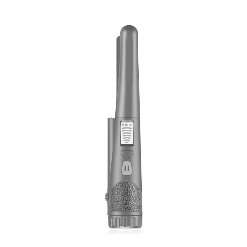 High Sensitivity Hand Metal Detector - LCD Display (Black)