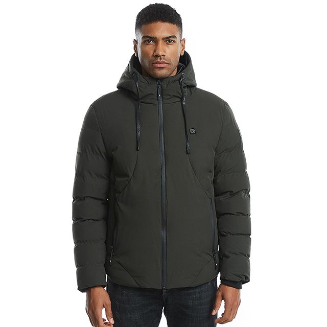 Men Women Electric Heated Jacket Heating Waistcoat USB Thermal Warm Cloth  Hot Sale Plus Size Winter Jacket- Green
