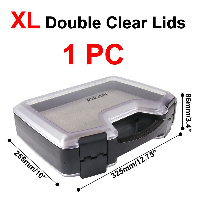 Jumbo Fishing Fly Box Large Saltwater Streamer Fly Case Big