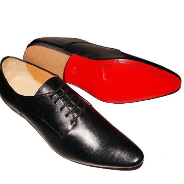 Mckez Derby Black Leather Shoe