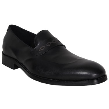 Men’s Plain Styled Slip-on Shoe - Black - Msh-4733