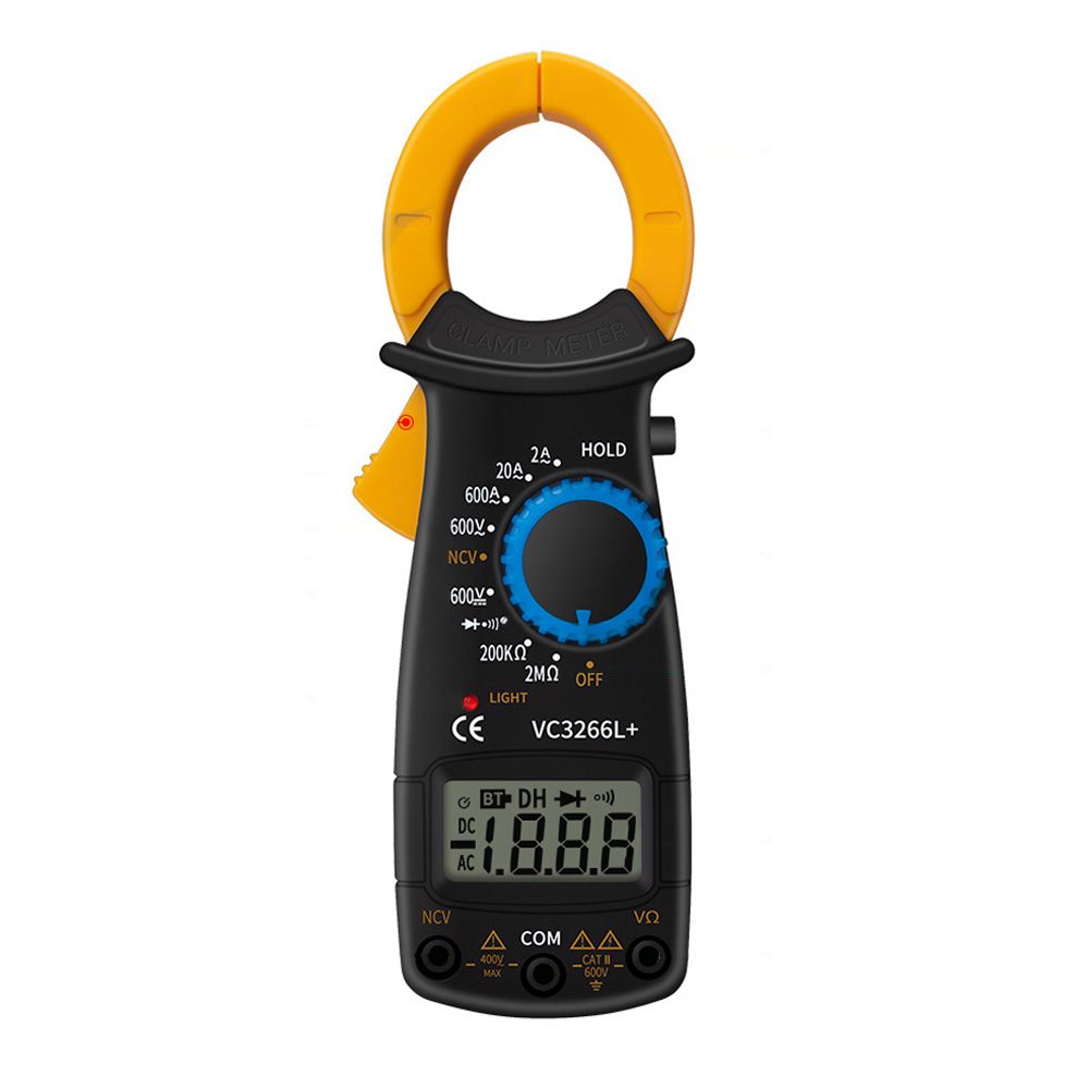 Digital Clamp Meter Multimeter Measures Resistance