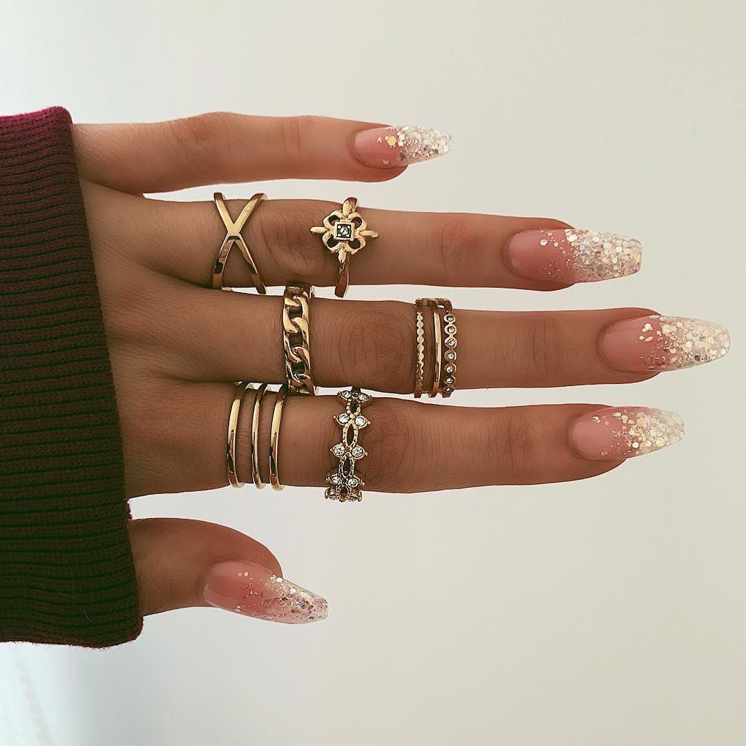 Unique Lovely Knuckle Rings-Gold