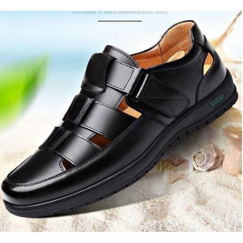 Men's Casual Hollow Leather Shoes