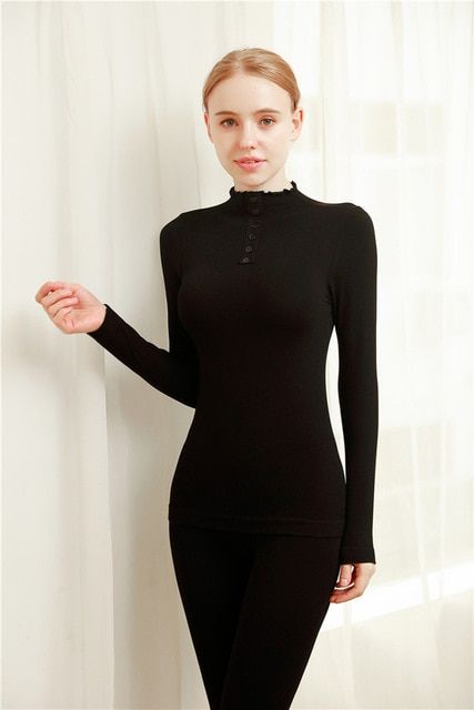 Women's Thermal Underwear Female Long Johns Winter Thermal Set