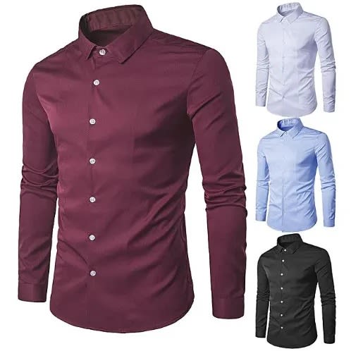 4 In 1 Men's Long Sleeve Shirt