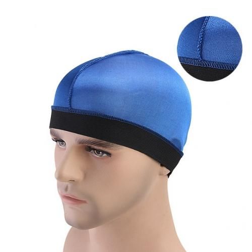 Premium Silk Wave Cap-Blue