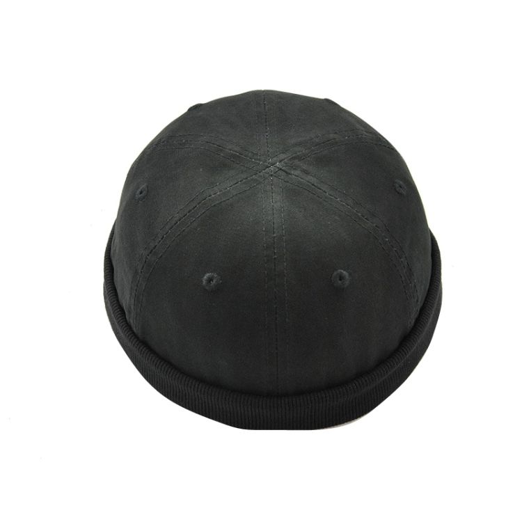 G12606 Retro Wild Melon Skin Cap G12606 Black