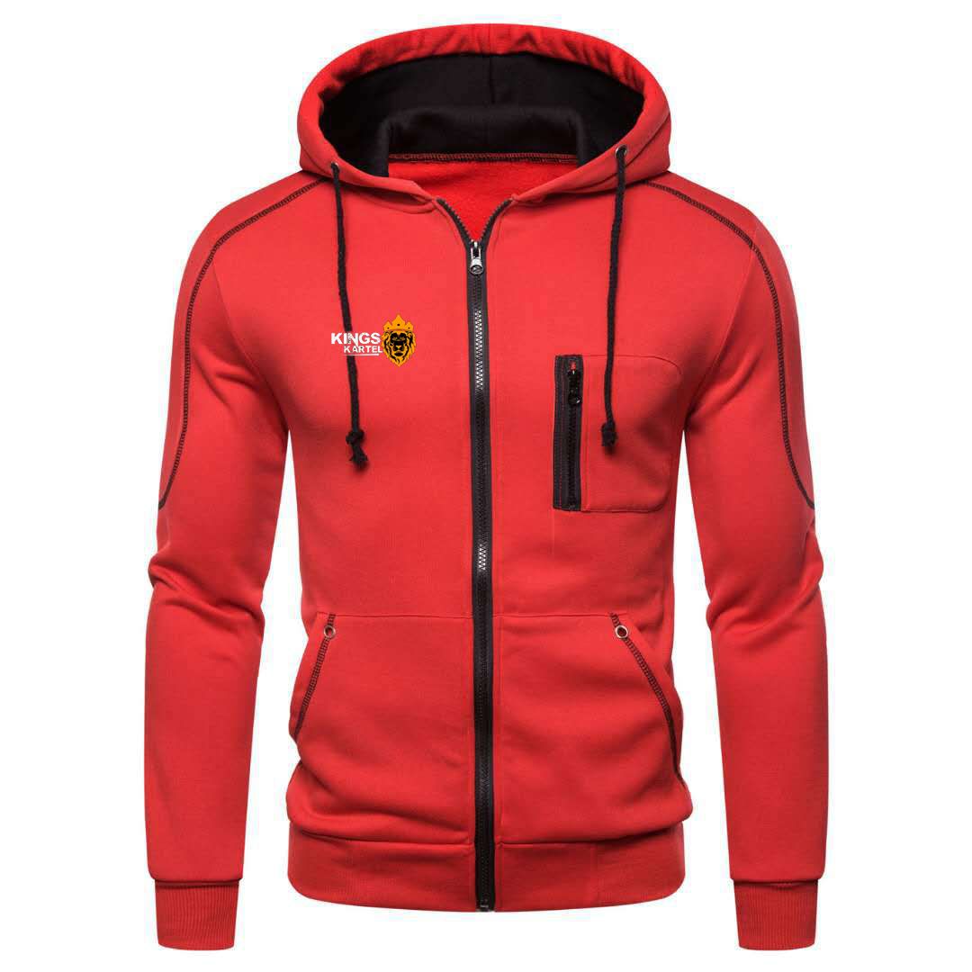 Red Kartel Zip Through Hoodie