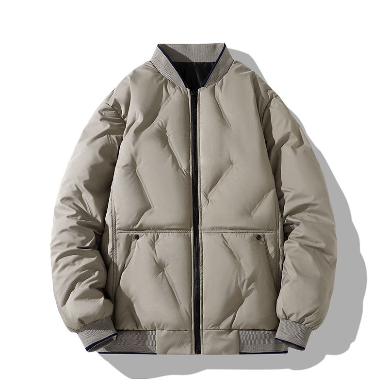 2023 New Big Size High Quality Fashion Men's Down Jacket Jacket Waterproof Jacket Baseball Jacket Beige