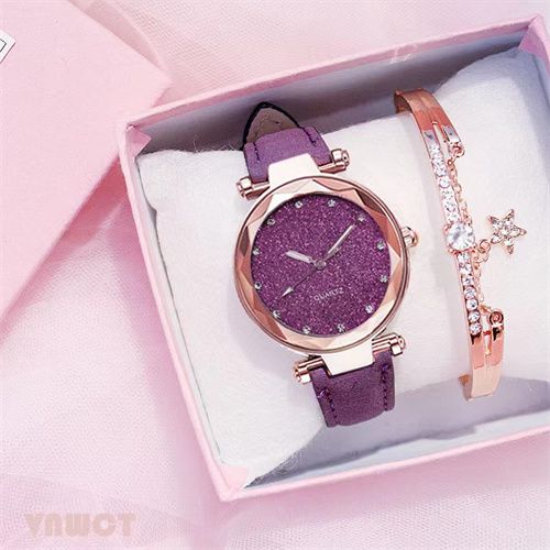 Casual Trend Watch+bracelet Set