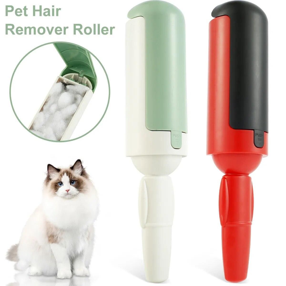 Pet Hair Remover Brush Portable Cat Dog Hair Removal Tool Washable  Pets Fur Remover for Couch Carpet Clothes Furniture Bedding