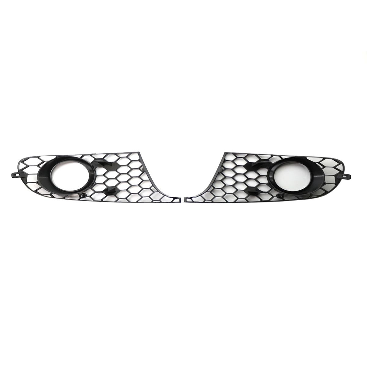 1 Pair Of Car Auto Balck Honeycomb Front Bumper Fog Light